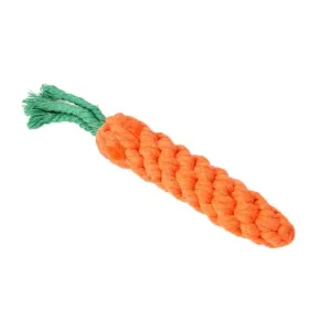 dog toys, dog chewing toy, dog rope toy, carrot toy