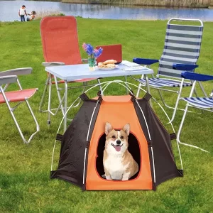 dog tent, dog camping tent, dog pop up tent, waterproof dog tent