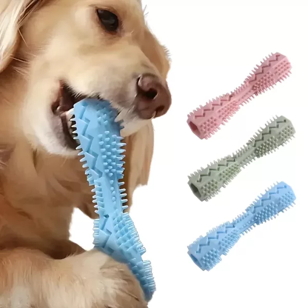 dog chew toy, dog teething toy, dog toothbrush toy, dog tooth cleaning toy