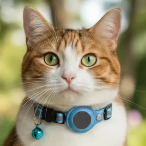 collar for airtag, cat collar, cat collar with bell