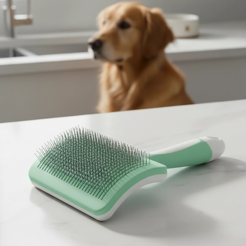 pet comb, dog comb, dematting comb, dog deshedding tool, dog grooming brush
