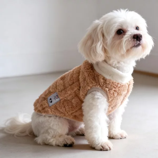cute dog coat, dog fleece coat, dog fleece vest