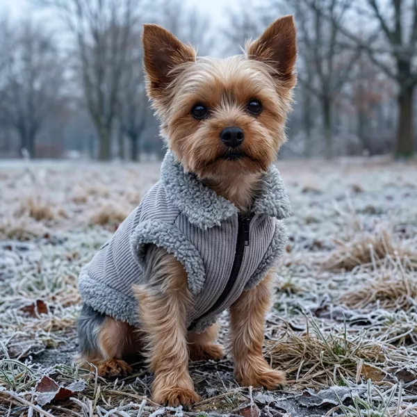 warm dog coat, winter dog coat, insulated dog jacket, fleece lined dog coat